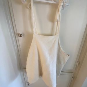 Madewell Texture and Thread Tie Strap Top